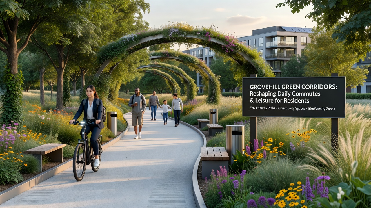 Grovehill's Green Corridors Shift Commute Patterns and Leisure Routines